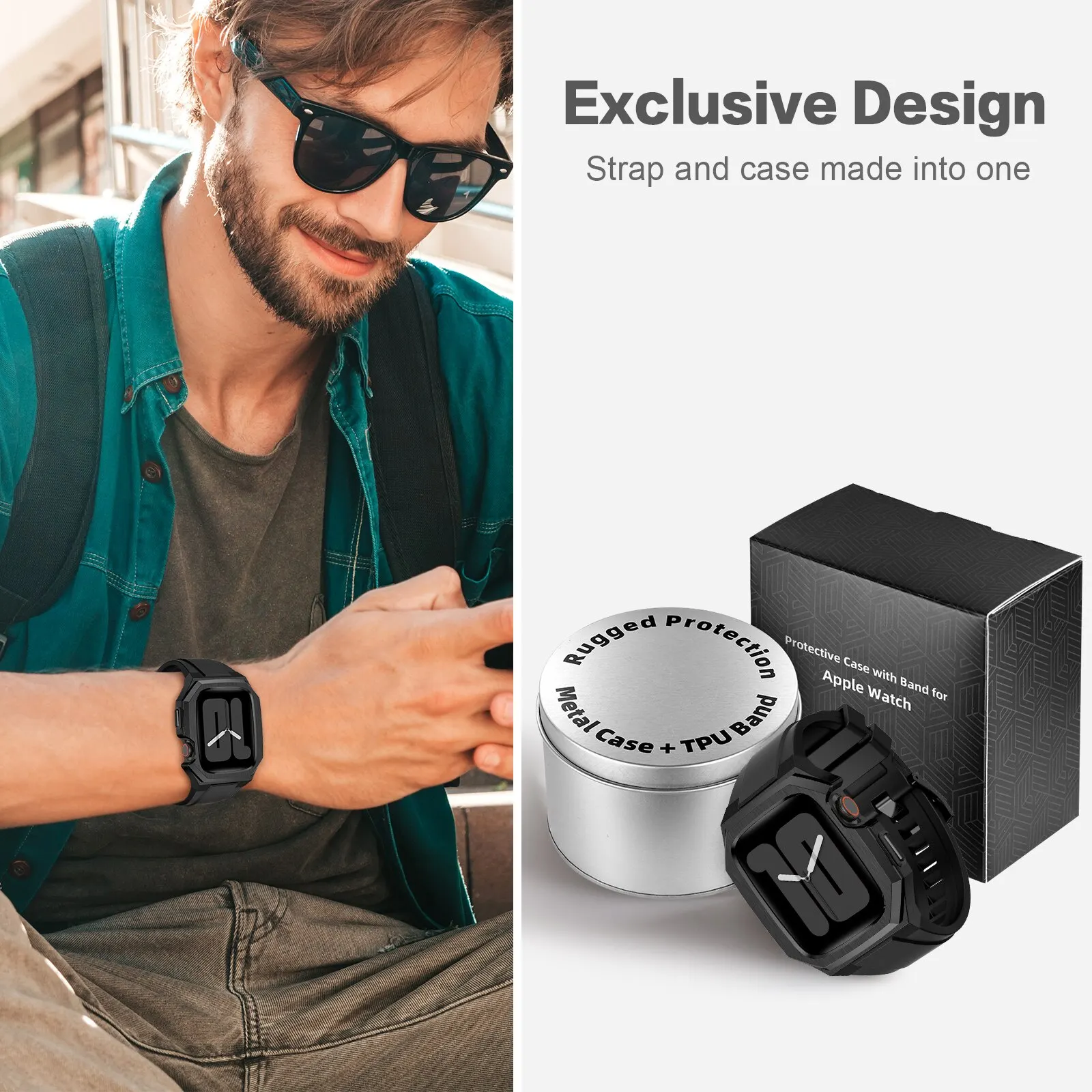 Ремешок из металлического сплава для Apple Watch Ultra Band Series 8 7 6 SE 5 4, аксессуары для часов iWatch 49 мм 44 мм 45 мм (art.: 3920c2befec6a) - 3920c2befec6a