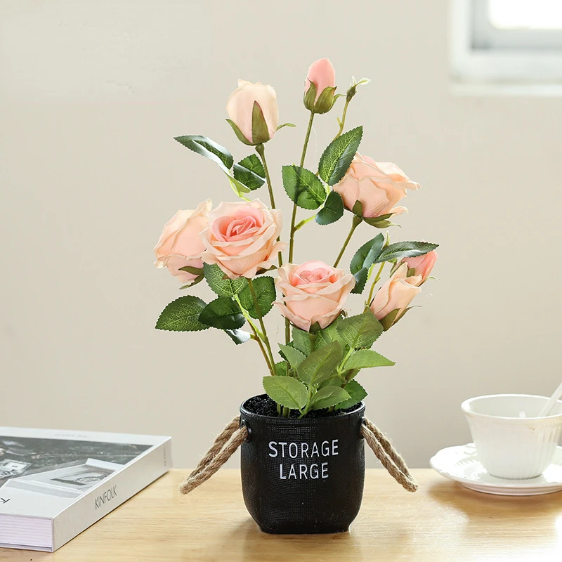 

Rose Artificial Bonsai Creative Home Decoration Simulation Flower Decoration