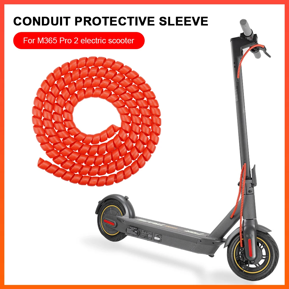 

1.3m Line Spiral Winding Cable Wire Cover Universal Electric Scooter Line Protector Covers Wear-resistant for M365 PRO 2