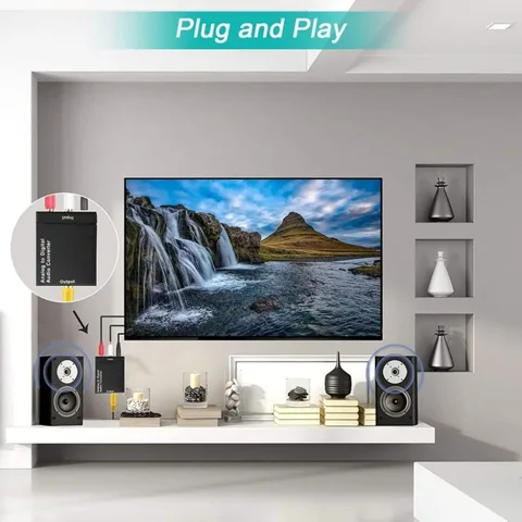 Цифро-аналоговый конвертер RCA в Toslink для PS4