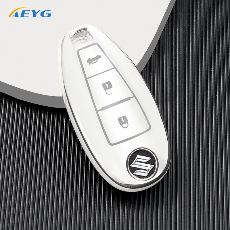 

Чехол для автомобильного ключа с дистанционным управлением, чехол для Suzuki Vitara Swift Ignis Kizashi SX4 Baleno Ertiga Samurai S-брелок в виде креста, аксессуары