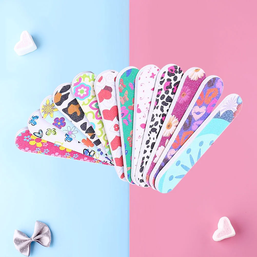 

50 шт., двусторонние пилки для маникюра