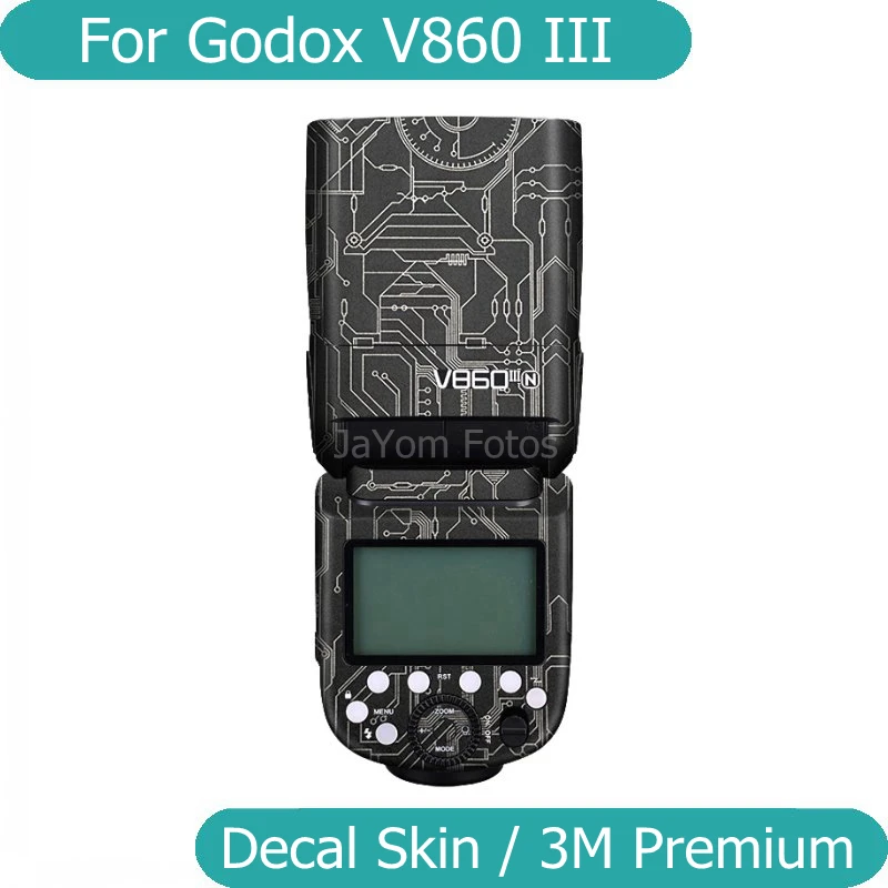 

V860 III Наклейка виниловая оберточная пленка для вспышки наклейка покрытие для Godox V860III V860IIIC V860IIIN V860IIIS V860IIIO V860IIIF V860IIIP