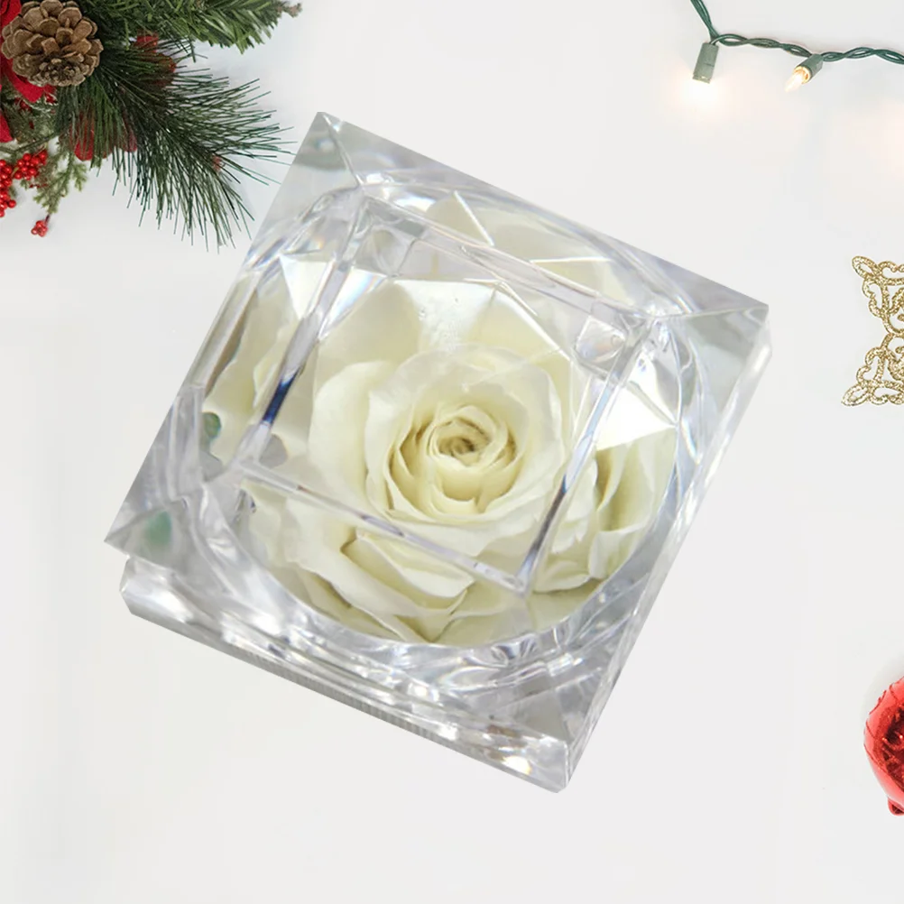 

Rose Box Preserved Gifts Flower Flowers Roses A Girlfriend Never Withered Fresh Gift Anniversary Forever Day Mothers Single Red