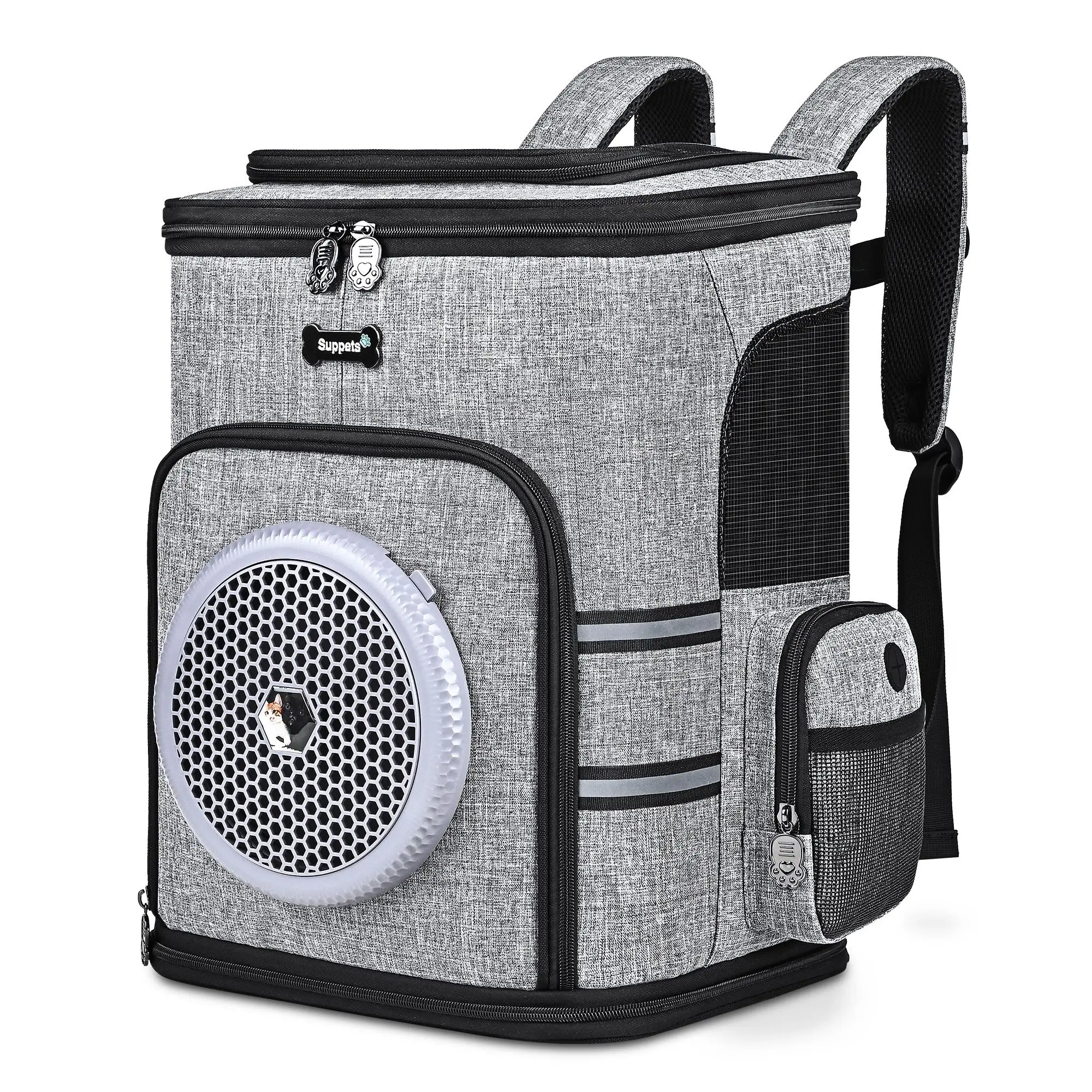 

Женский рюкзак-переноска для собак, переносной дорожный рюкзак с двумя плечами, уличная Сумка-переноска для собак, Дорожный комплект