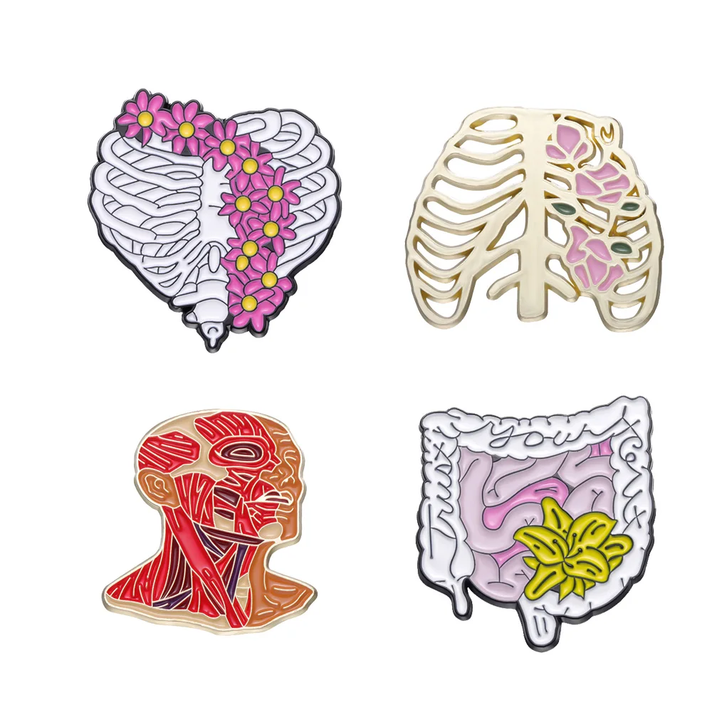 

Medical Organ Pattern Lapel Pins for Backpack Enamel Pins Brooches for Clothing Briefcase Badges Accessories Doctor Nurse Gifts