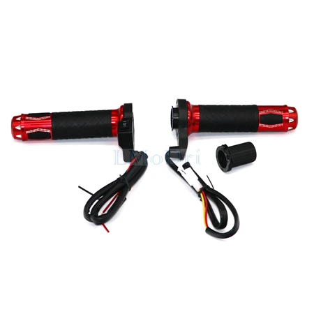 

LMoDri Мотоциклов Горячая Ручка Мотоцикл ATV Скутер Электрический Подогрев Ручки 22 мм 7/8 "Руль Рука Теплая Алюминий 12 В