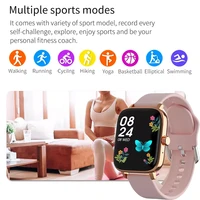 the newsmart watch women android bluetooth fitness tracker heart rate monitor blood pressure waterproof sports smartwatch for la