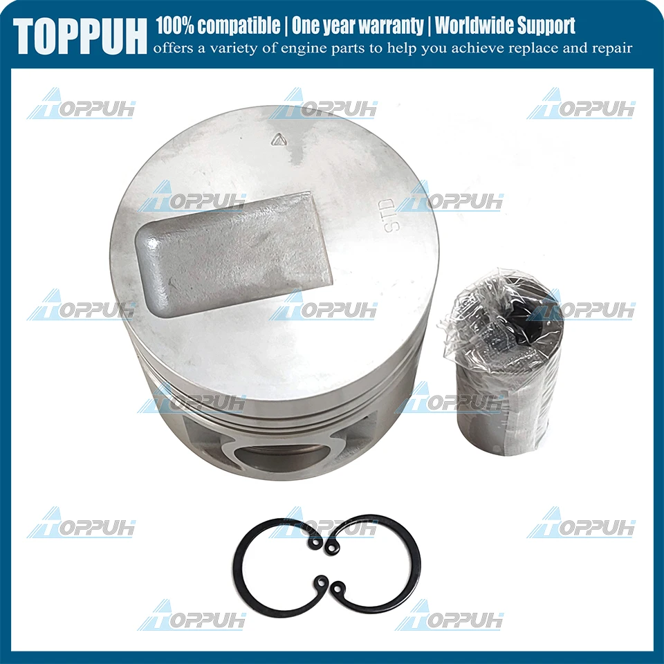 4 комплекта поршневых STD S4Q2 для двигателя Mitsubishi S4Q