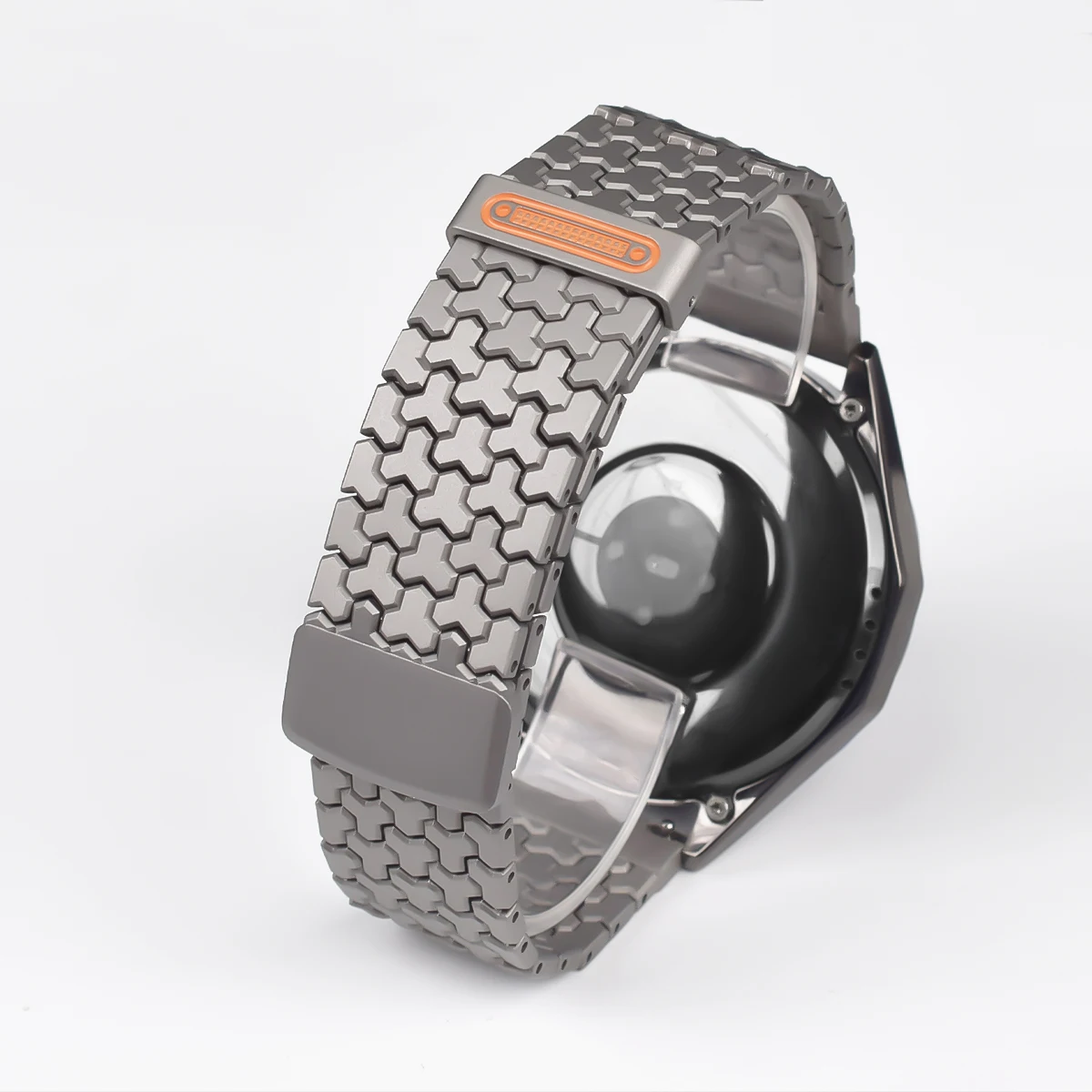 Фото Ремешок из нержавеющей стали 22 мм для Huawei Watch GT6 Pro GT5 GT4 GT3 GT2 GT 46 мм, металлический браслет для Huawei Watch 5/4/4pro/3/3pro №3