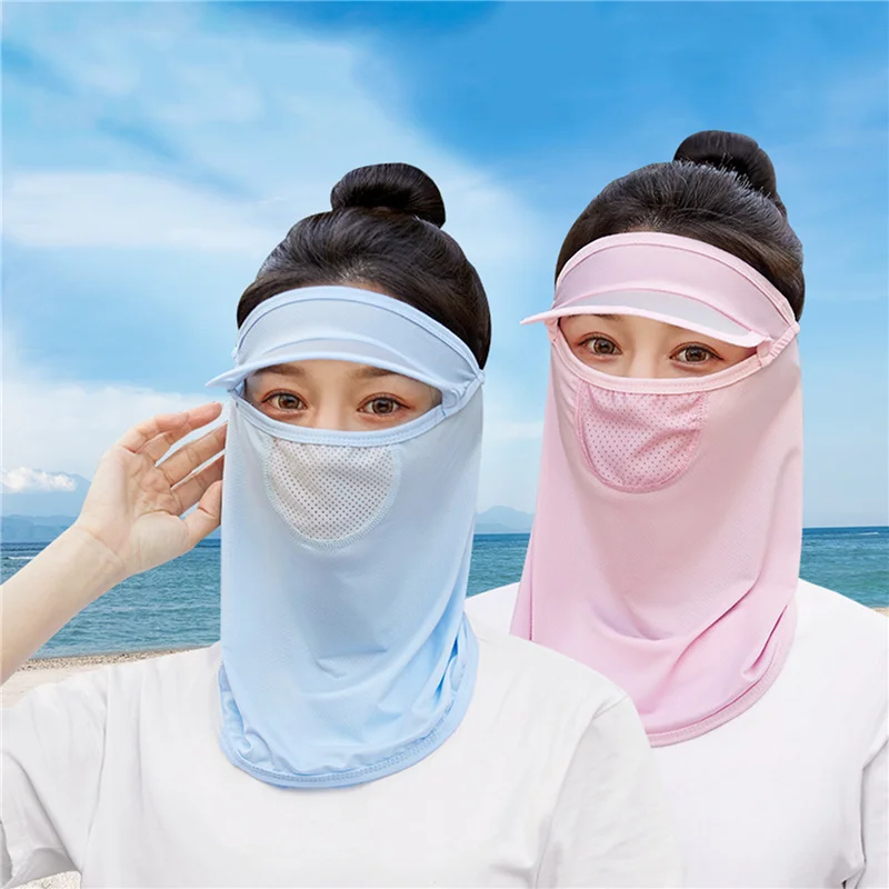 

Outdoor Sunscreen Golf Sun Proof Ice Silk Bib Men Women Collar Fishing Riding Uv Protect Neckline Mask Summer Integrated Breath