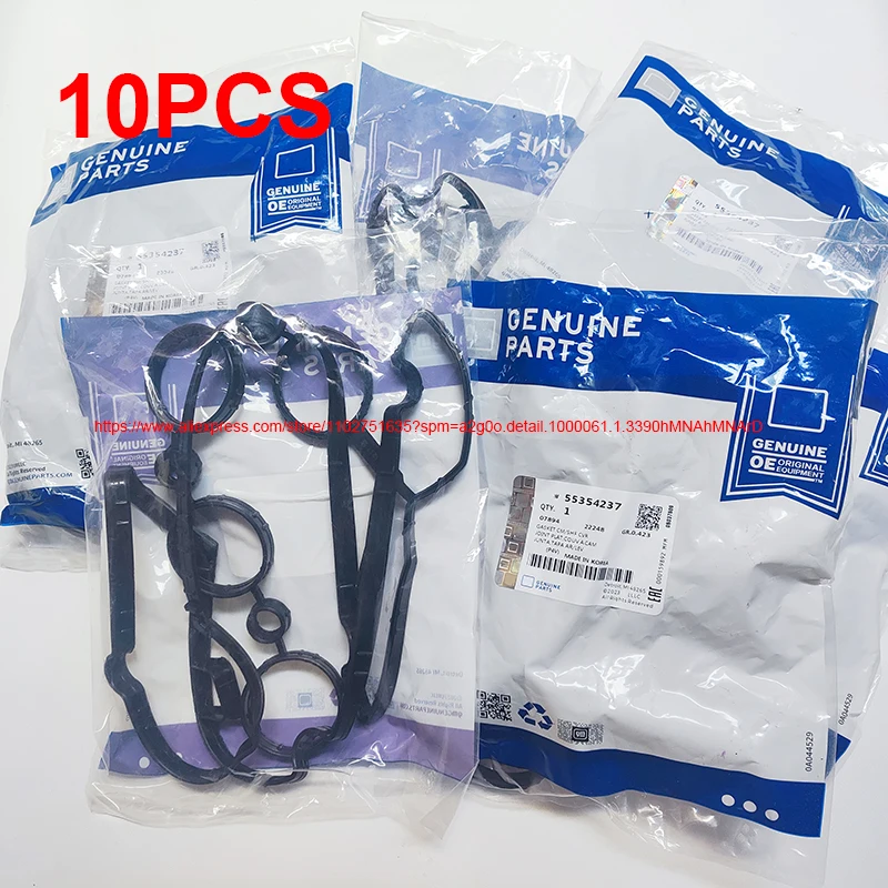 

Комплект прокладок для клапанов двигателя 55354237 для Chevrolet Cruze Aveo Aveo5 Sonic Captive Opel Saturn Astra Pontiac G3 Vauxhall, 10 шт.