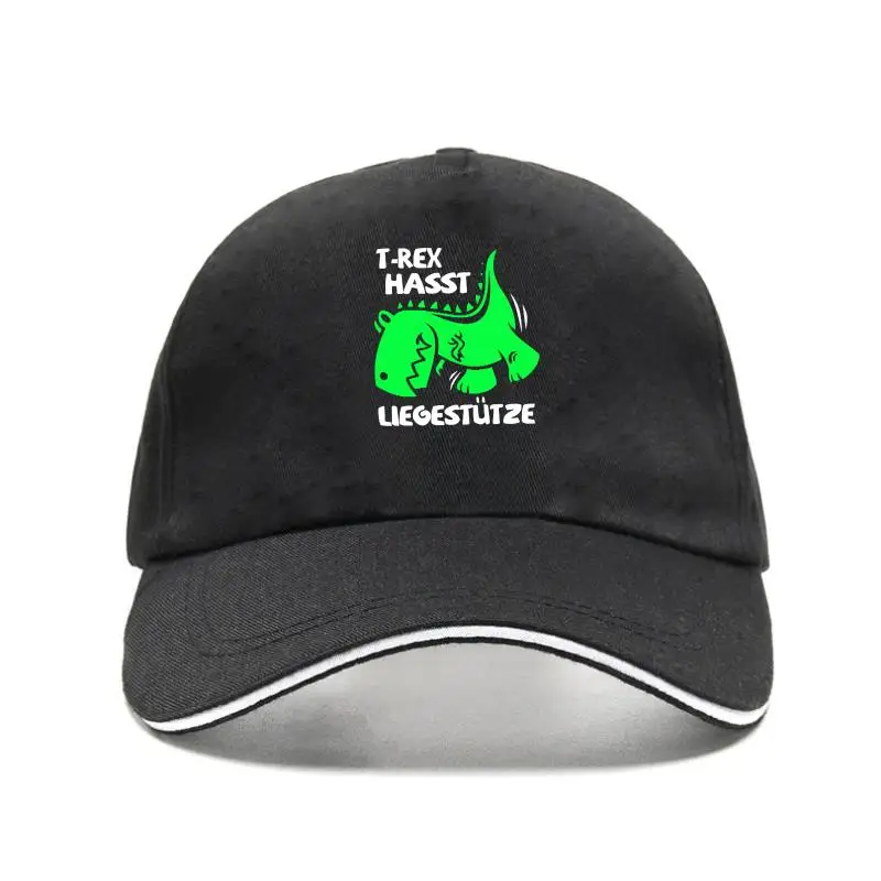 

Summer 2022 100% Cotton Printed Bill Hat Snapback Men T-Rex hasst Liegestutze Tyrannosaurus Rex Dinosaurier graphic Hat