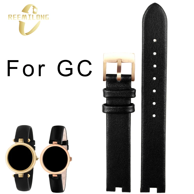 Ремешок из воловьей кожи для женских часов маленький черный коричневый браслет