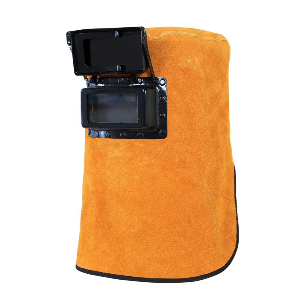 

Cowhide Leather Welding Helmet Welding Caps Face Protection Cover Mask Accessory