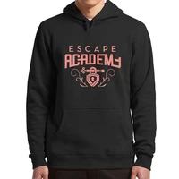 escape academy hoodies 2022 adventure game lovers geek hooded sweatshirt casual unisex soft oversized pullovers