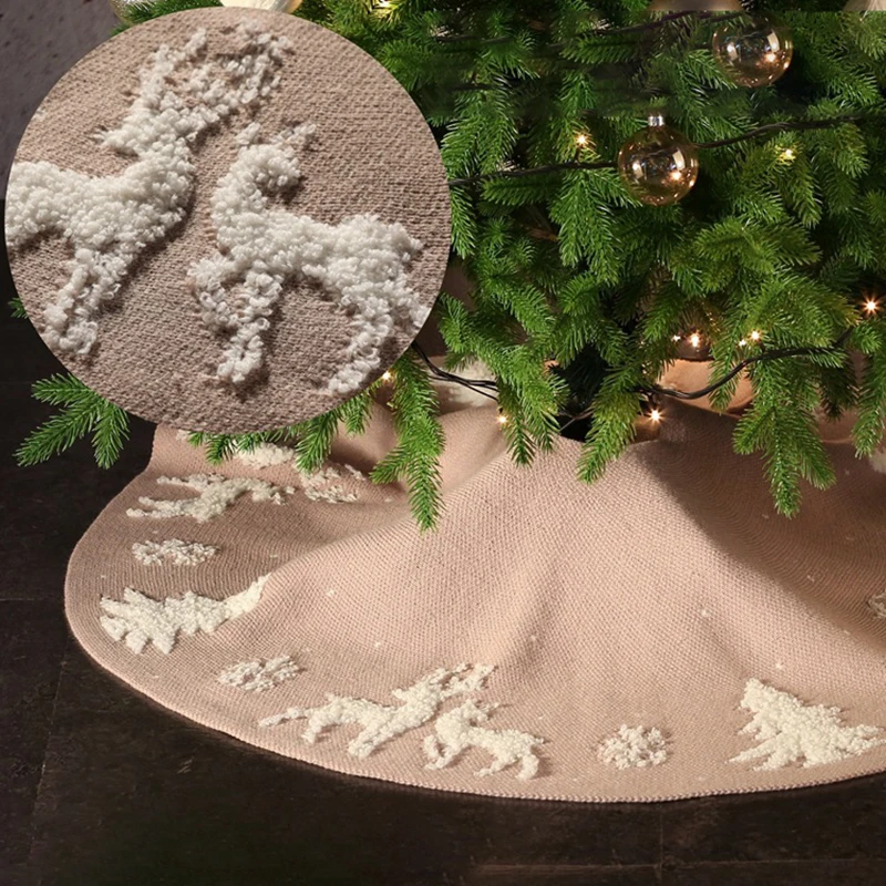 36-дюймовая юбка на дерево новый фартук дне дерева Рождественская раскладка