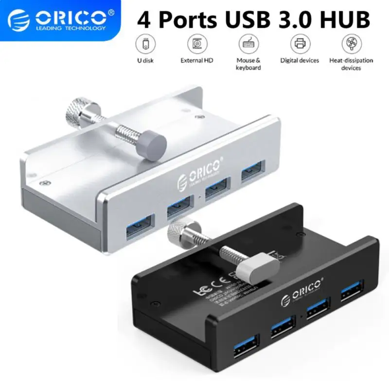 

USB-Концентратор ORICO MH4PU алюминиевый на 4 порта, 10-32 мм, 3,0 см