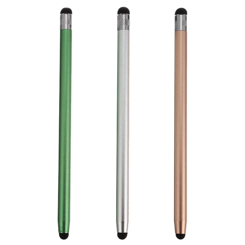 

Capacitive Stylus Pen Interchangeable Tips 2 In 1 Contact Screen Pen And Writing Stylus Pen For Tablet Mobile Phone