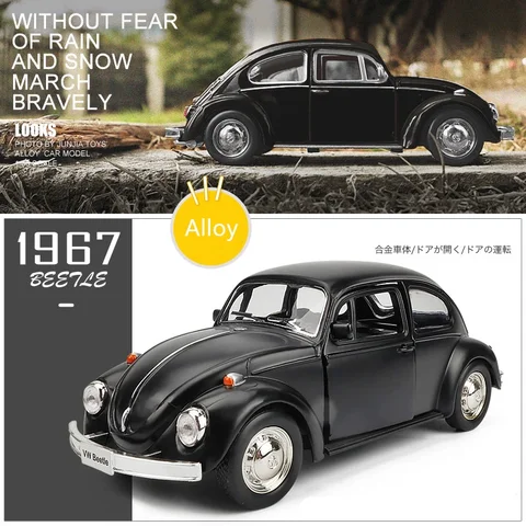 Мини-автомобиль 1:36 1967 VOLKSWAGEN Beetle классическая модель автомобиля из сплава литой металлический игрушечный автомобиль модель имитации миниатюрных масштабов F346