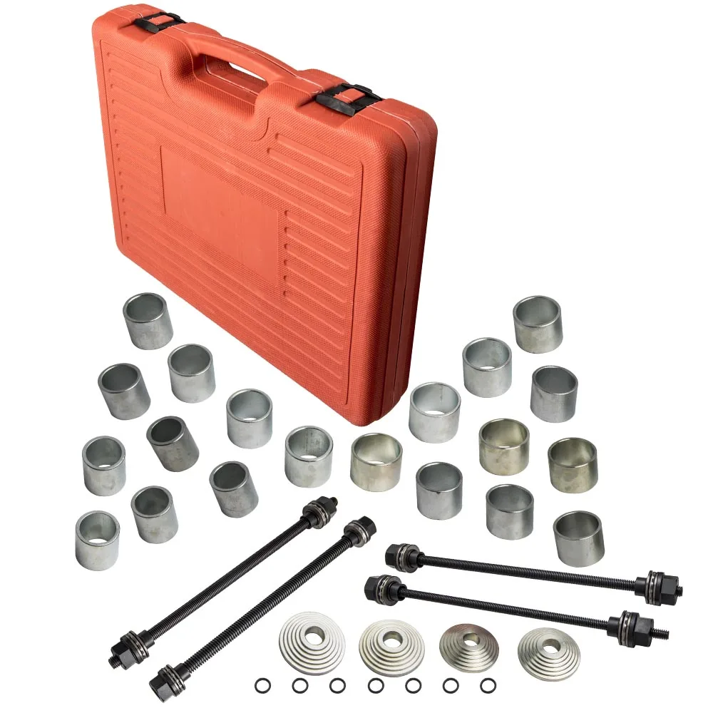 

28pc Pull Press Sleeve Kit Remove Bushes Bushing Bearings Seals Pulling Spindles