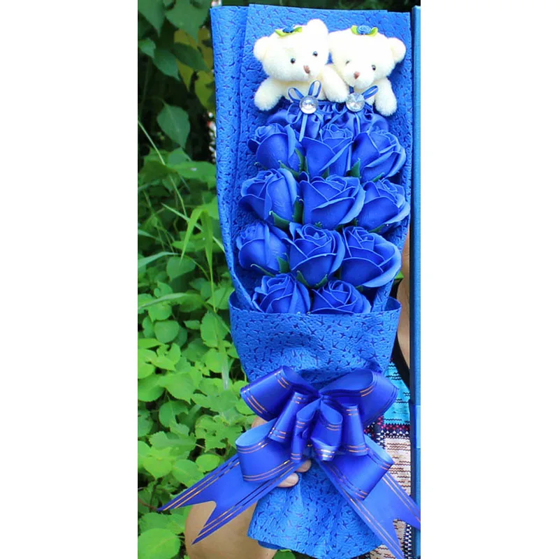 Мишка-Букет плюшевый мишка мультяшный букет мыла цветок плюшевая