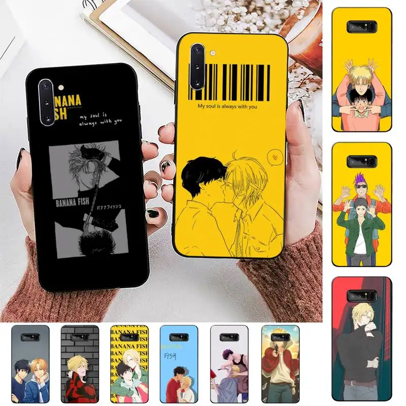 

TOPLBPCS Japanese Anime Banana Fish Phone Case for Samsung Note 5 7 8 9 10 20 pro plus lite ultra A21 12 72