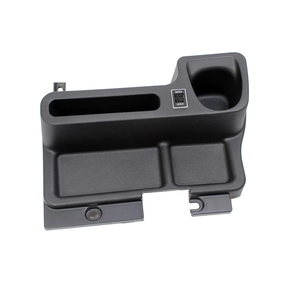 

Car Armrest Storage Box W/USB Tray Gear Insert Water Cup Holder for Toyota Land Cruiser LC70 LC71 LC76 LC77 LC79