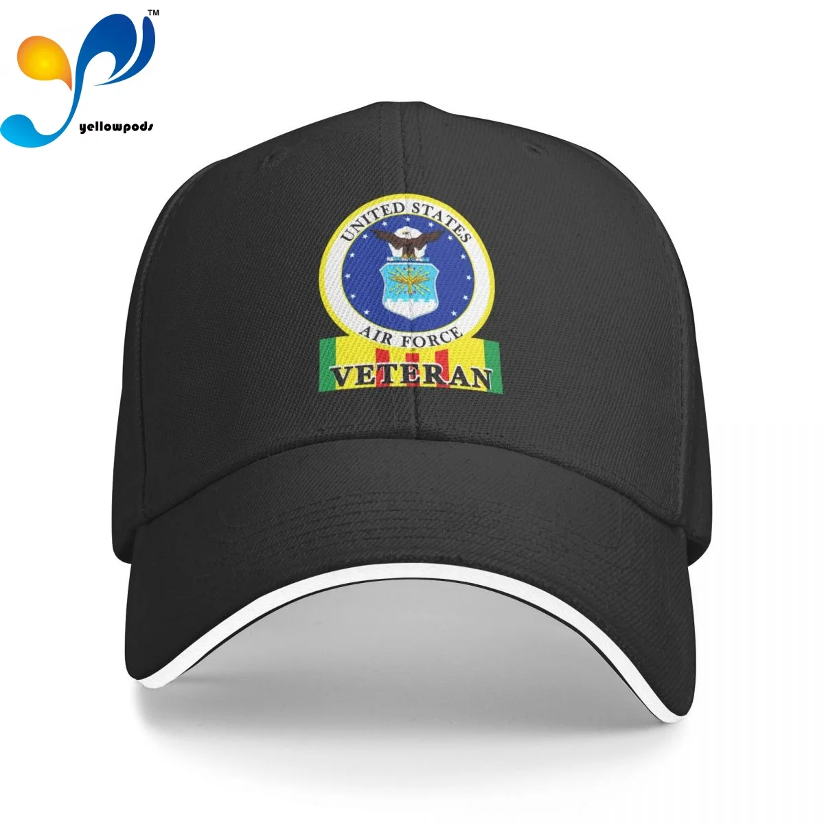 

Vietnam Veteran With Ribbons 2 Trucker Cap Snapback Hat For Men Baseball Mens Hats Caps For Logo