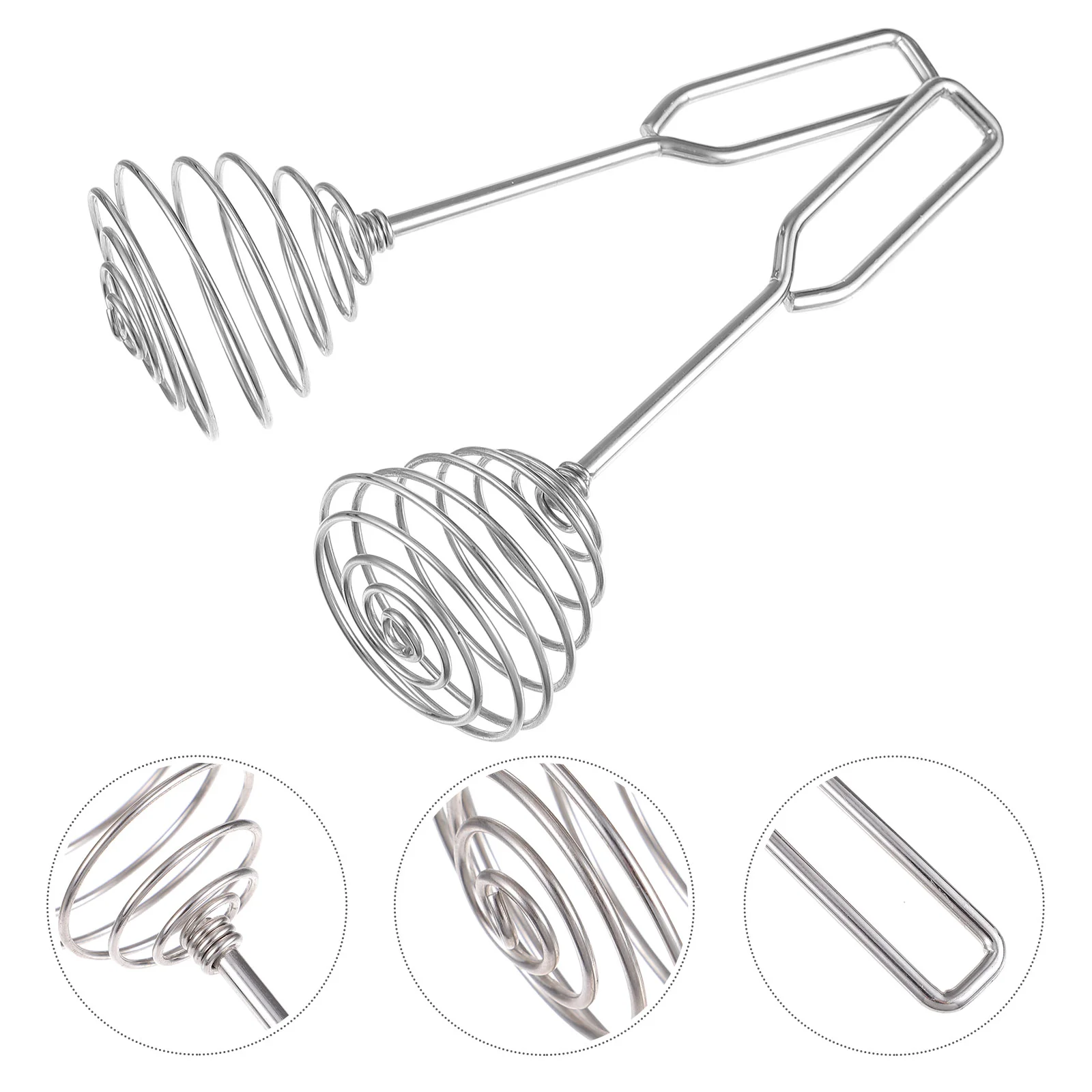 

Egg Whisk Mixer Hand Household Stirrer Kitchen Stirrers Beater Tool Mixers Frother Balloon Whipper Flour Push Whisker Steel