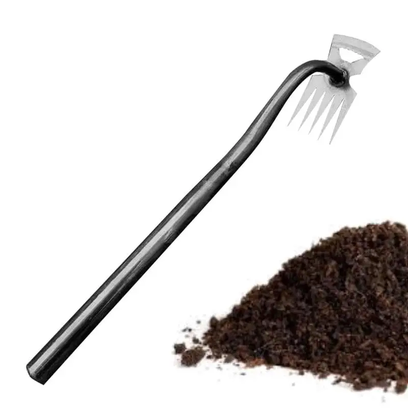 

Grass Pulling Tool Stand Up Picker Weeder Remover Hand Tool 5-Claw Steel Head Design Long Handle Root Pulling Tool For Yard And