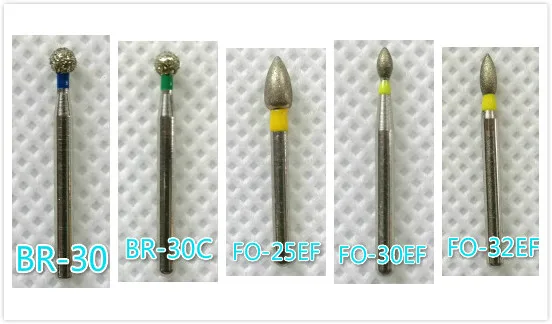 RZ3S 150 PCS Dental Diamond Bur, Shank Diameter FG 1.6mm