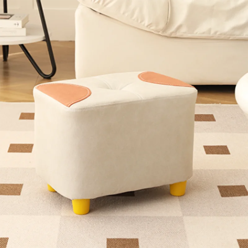 Квадратный стул для обуви, Современная Минималистичная портативная мебель для спальни, отдыха на природе, Маленькая деревянная дизайнерская мебель для дома