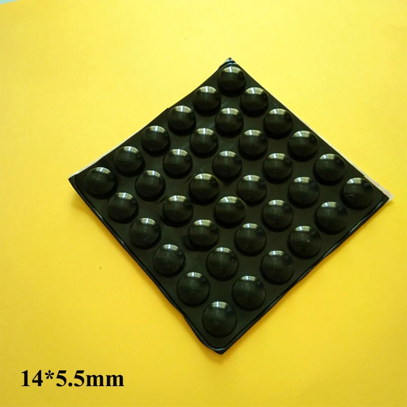 

36Pcs/72Pcs 14*5.5Mm Door Stop Protection Silicone Rubber Feet Pads 14mm Home Furniture Safety Rubber Bumper Pads Shock Absorber
