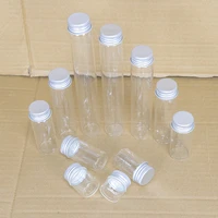 50pcs jewelry ornaments bottles craft vials customized wedding holiday present jars empty glass container