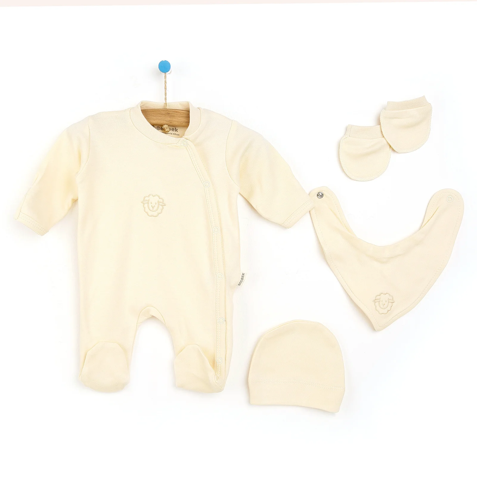 

ebebek Bebek Newborn Organic Set Of 4 Premature Overalls