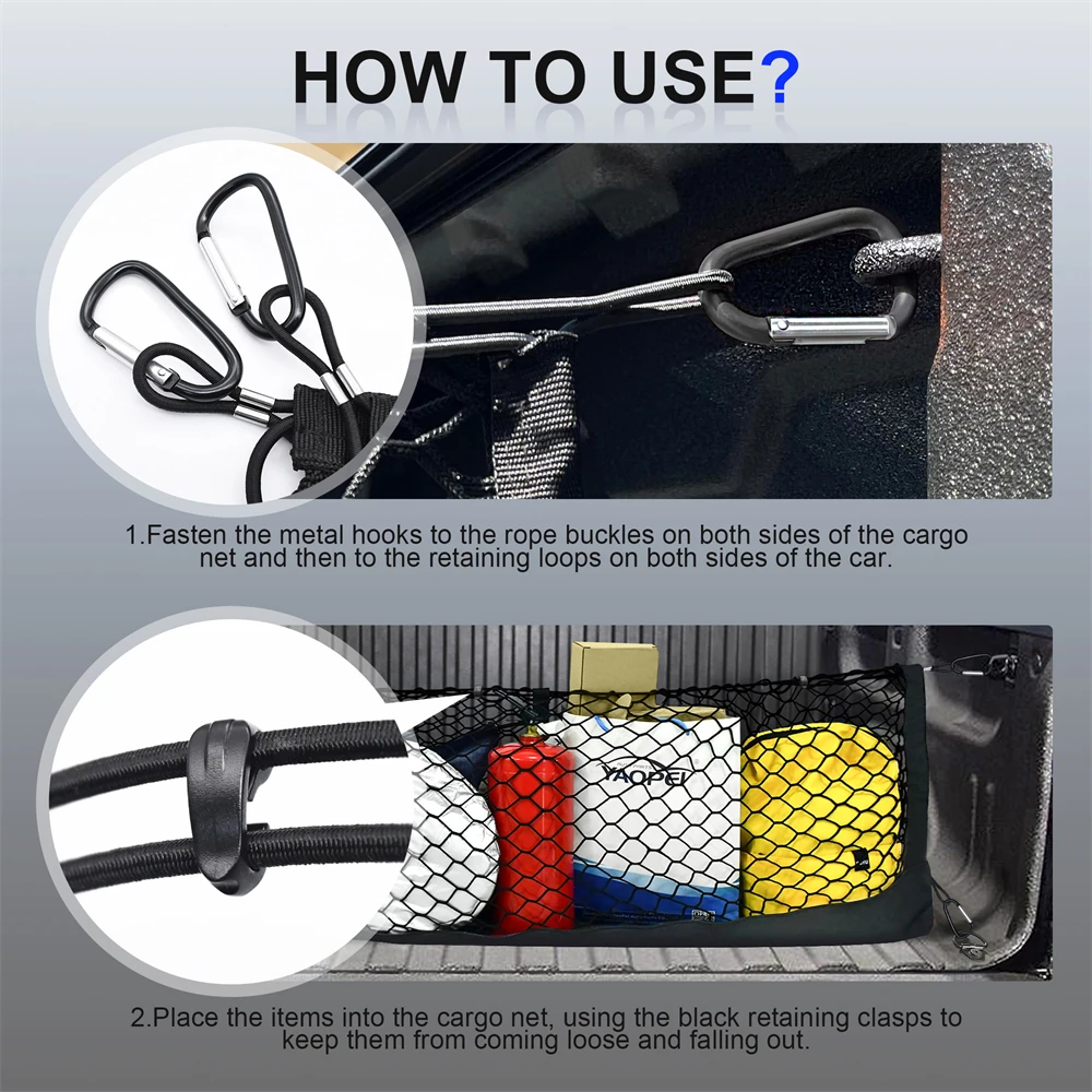 Растягивающийся сетчатый органайзер для Toyota Tacoma 2005-2024