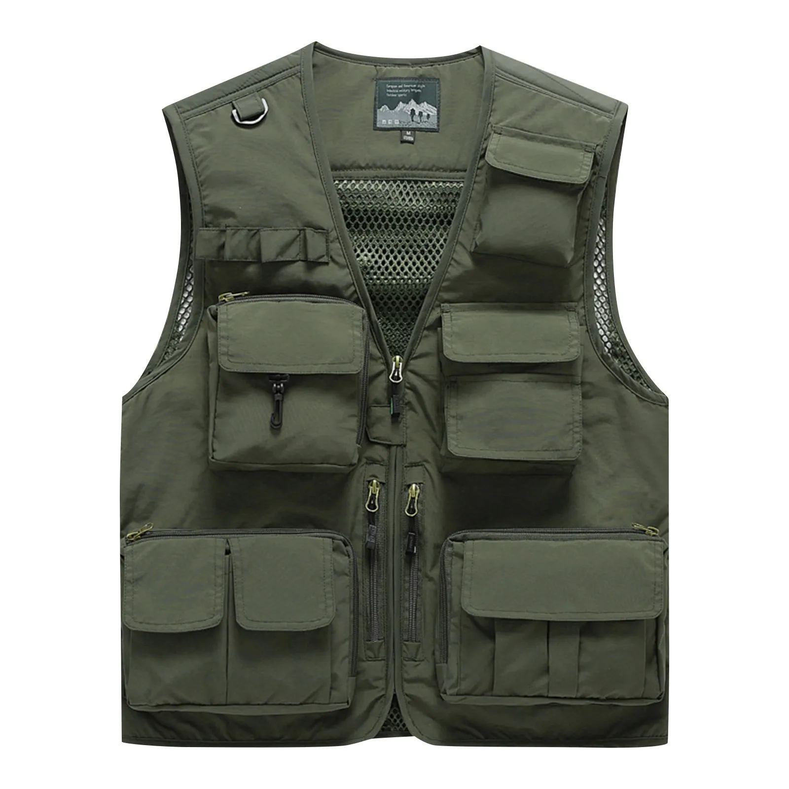 

Men'S Multi Pocket Vest Thin Outdoor Fishing And Mountaineering Photography Breathable Tank Top Tank Top Men Sleeveless Shirts