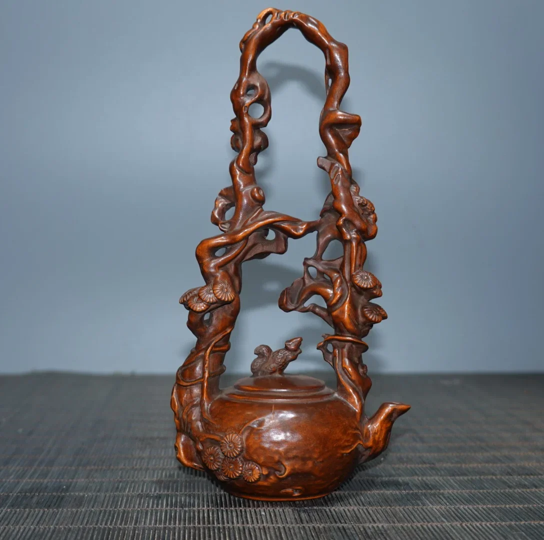 Статуэтка белки из старого боквуда SIYAO