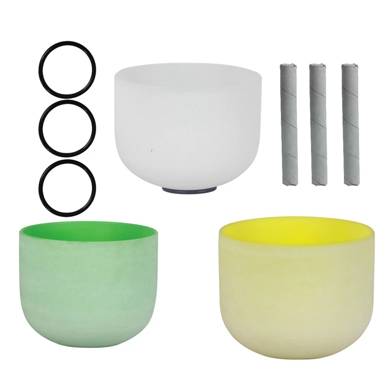 

Хрустальная Поющая чаша 8-дюймовая чакра B Note с уплотнительным кольцом и молотком для звуковой терапии