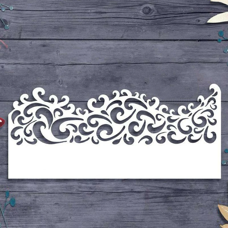 

Металлические режущие штампы GG0903 с морской волной, границы, высечки для рукоделия, декоративные ремесленные штампы для тиснения