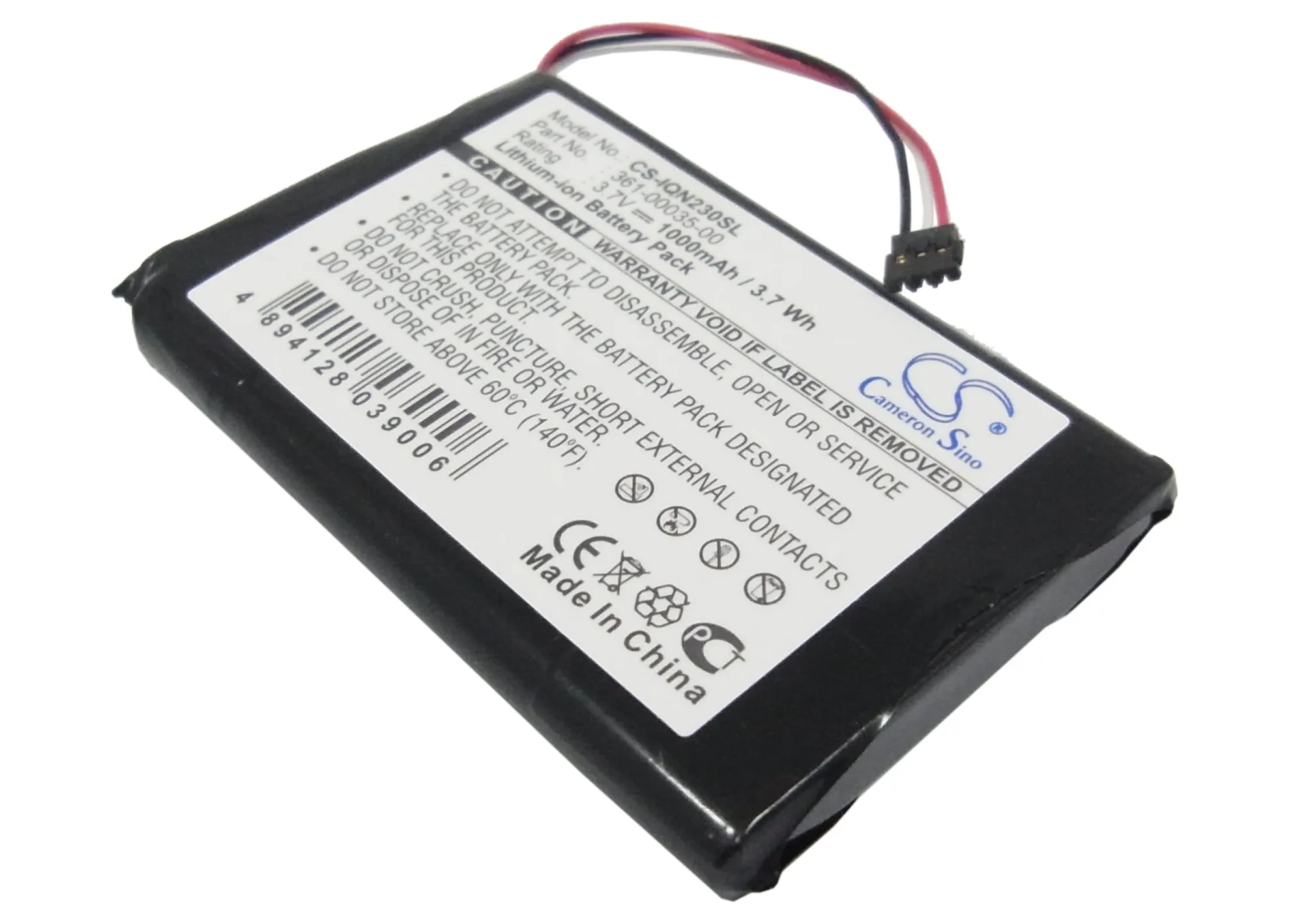 

CameronSino Battery for Garmin Nuvi 2300 Nuvi 2300LM Nuvi 2350LT Nuvi 2350LMT Nuvi 2360 Nuvi 2360LT 1000mAh 361-00035-00