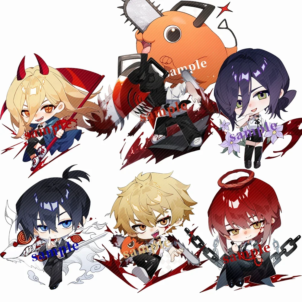 

Anime Manga Chainsaw Man Acrylic Keychain Cosplay Denji Pochita Makima Hayakawa Aki Model Plate Cute Cartoon Keyring Fans Gifts