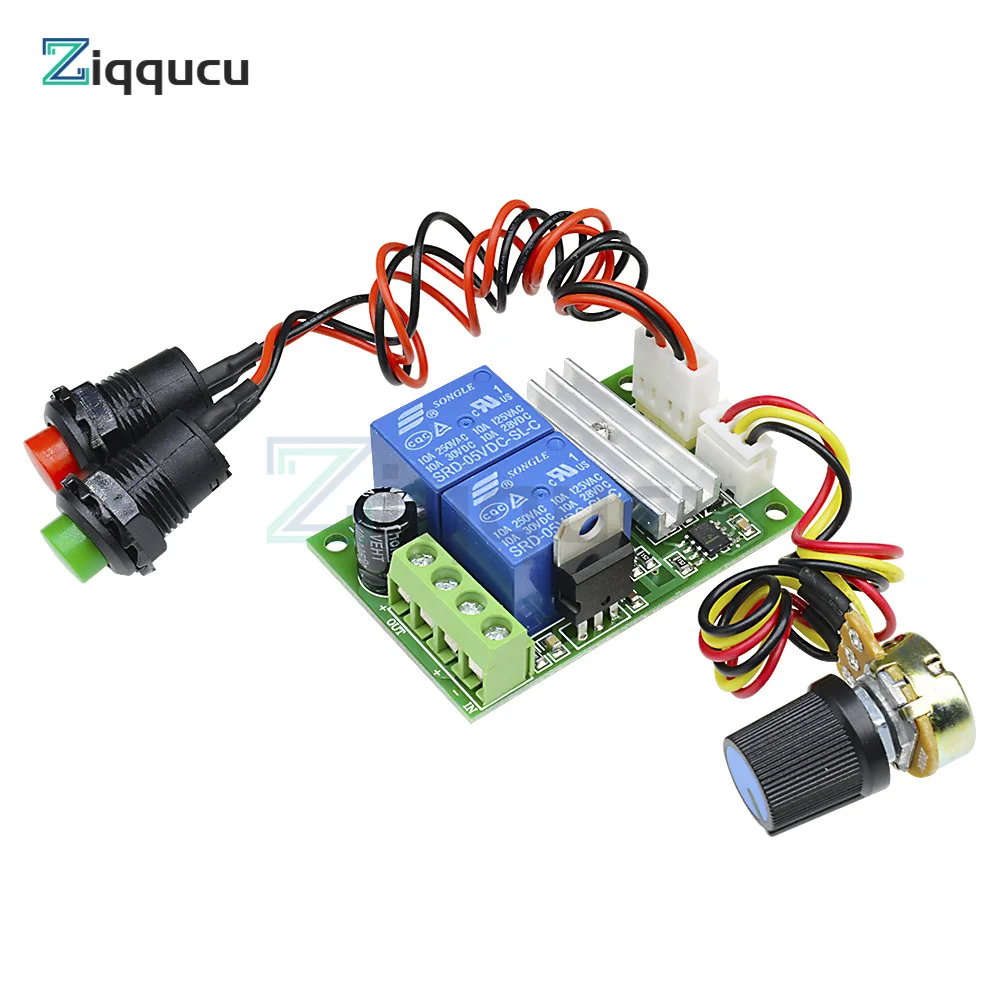 Фоторегулятор скорости двигателя, реверсивный переключатель, 6 В постоянного тока, 9 В, 12 В, 24 В, 3 А