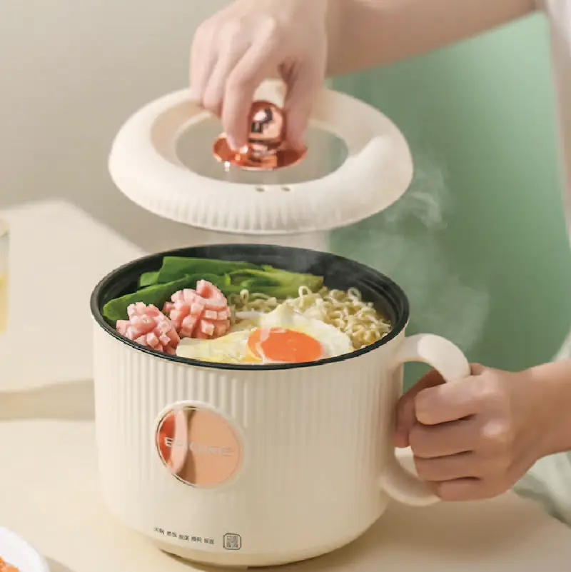 

1.7LMini Rice Cooker Household Hot Pot Multifunctional Rice Cooker With Steamer Single/Double Layer Non-Stick Electric Cooker