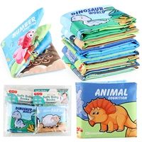 6 pieces infant cloth books sensory books for babies soft activity early education toy for toddlers infants children learn about