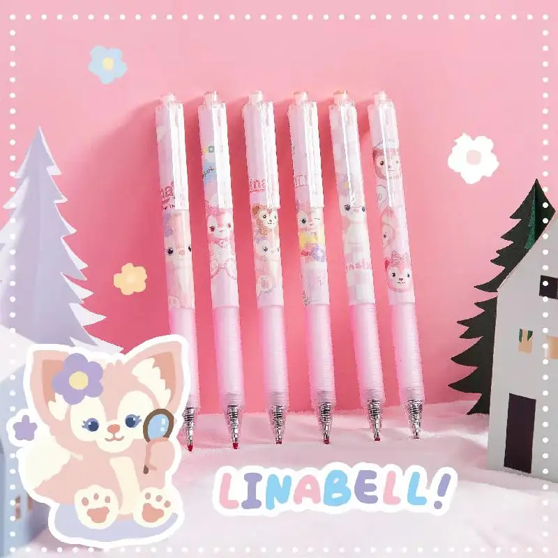 

Гелевая ручка с мультяшным рисунком, 0,5 мм, 6 шт.