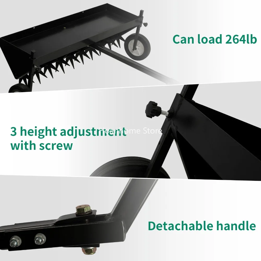 Роторный культиватор для газона садовый ручной инструмент 40 дюймов аэратор