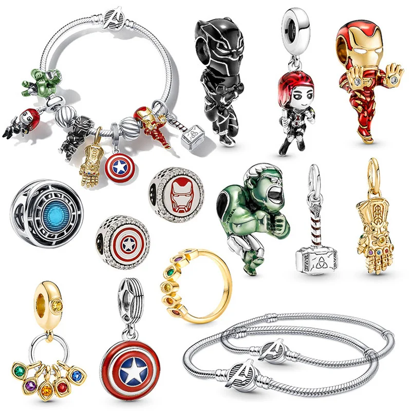 Лидер продаж 2022 трендовые бусины из стерлингового серебра 925 пробы подходят для