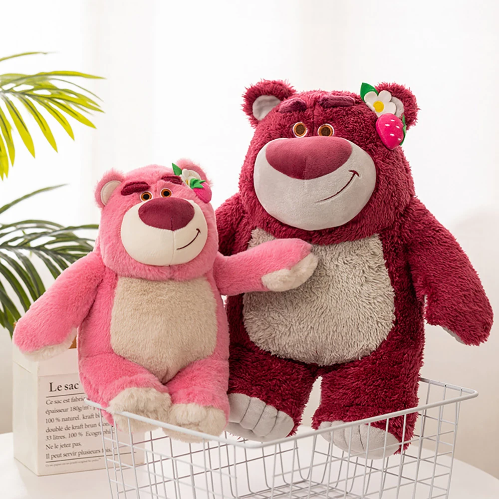 

Lots-O'-Huggin' Bear Plush Dolls Disney Toy Story Strawberry Bear Plushie Doll Soft Stuffed Plushie Toy Pillow Kid Birthday Gift